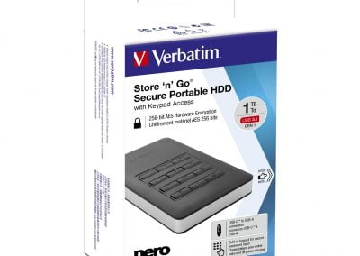 Store ‘n’ Go Secure Portable HDD with Keypad Access