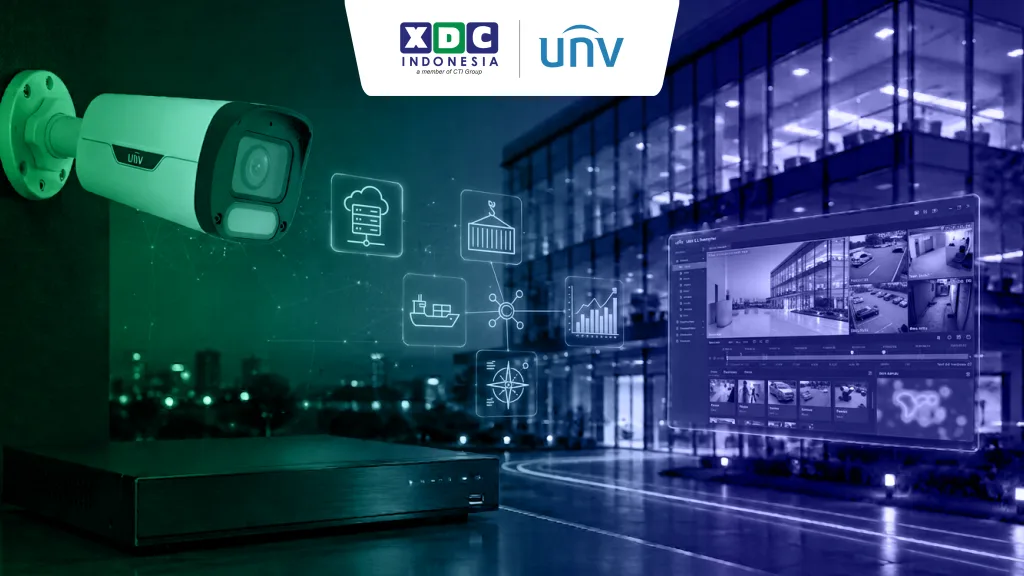 Sistem surveillance IP camera enterprise XDC