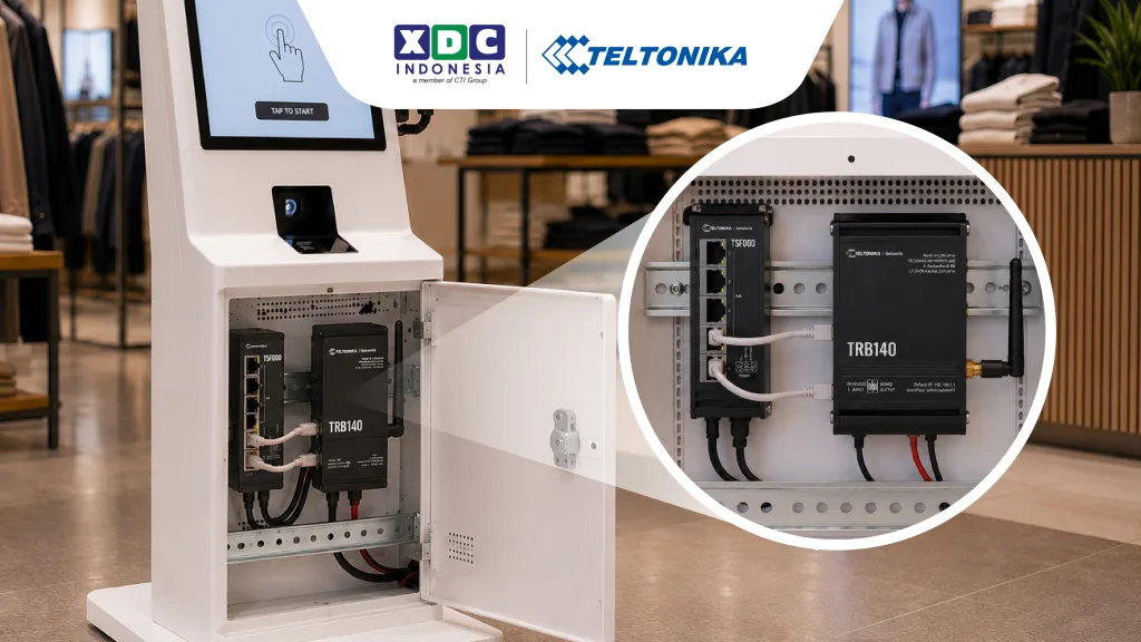 Switch unmanaged flat din rail XDC