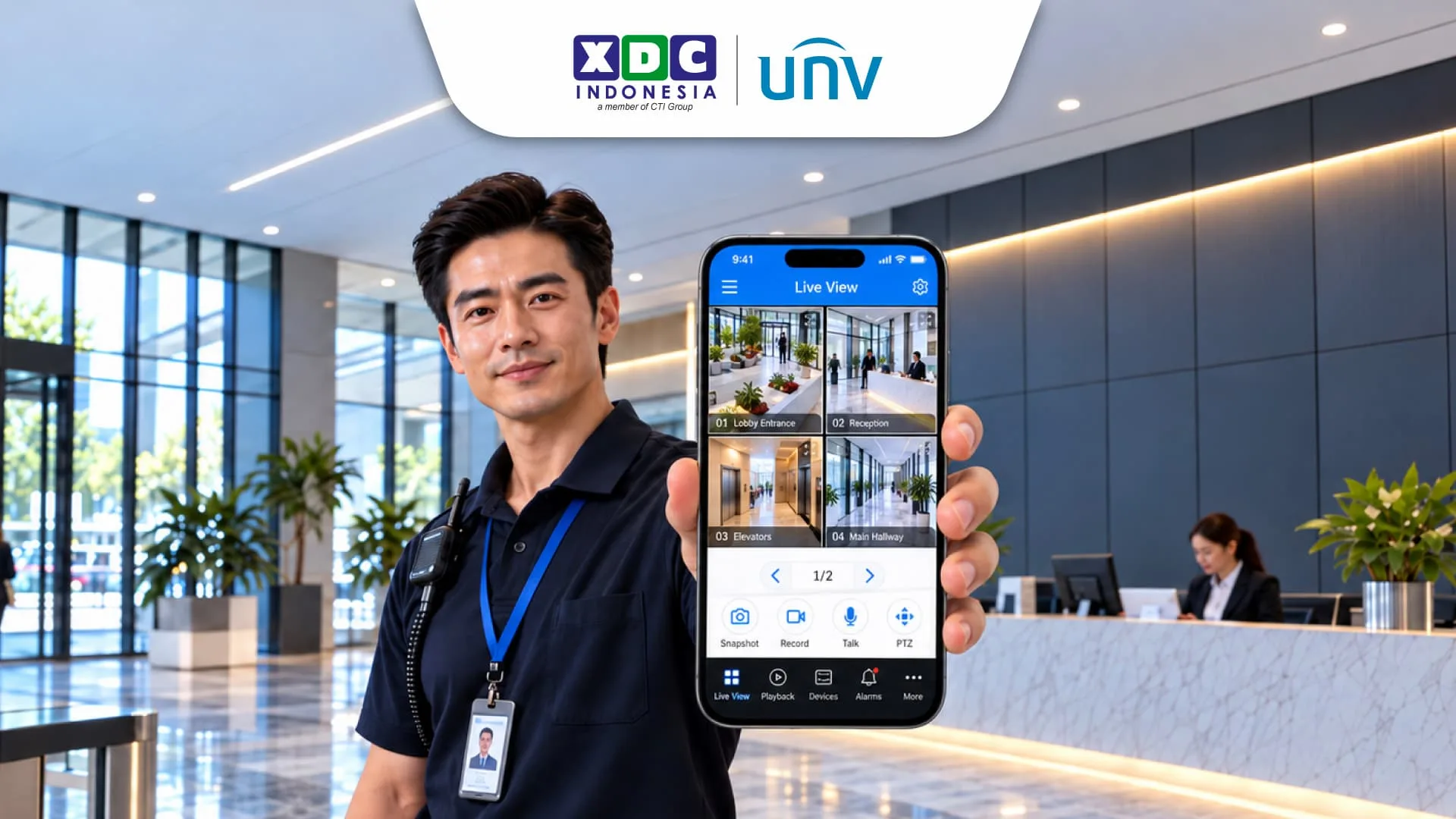 Monitor dan Kelola Ribuan Kamera CCTV dari HP dengan Aplikasi UNV EZView